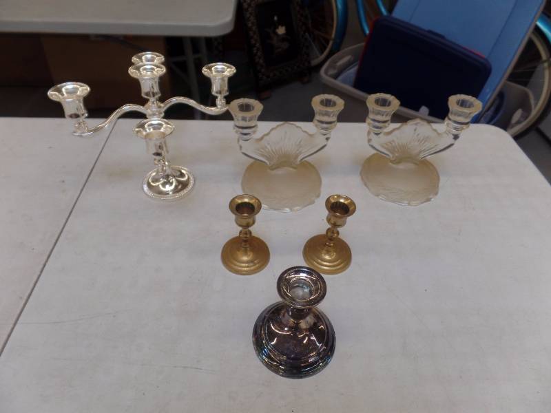 lot 573 image: Candle Holders