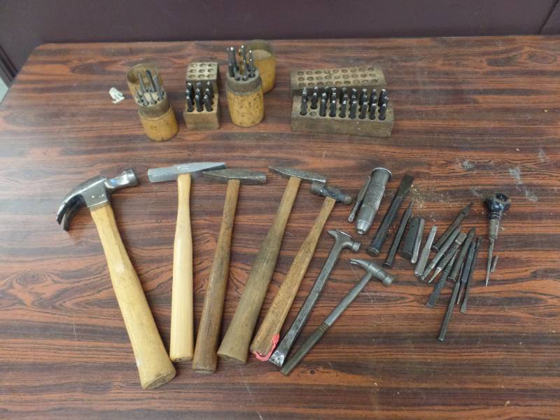 lot 609 image: Hammers, Punches & Stencils