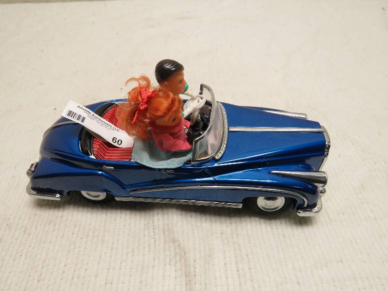 lot 60 image: Vintage Blue Convertible