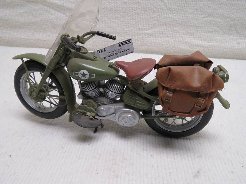 lot 123 image: Vintage Army Motorcycle