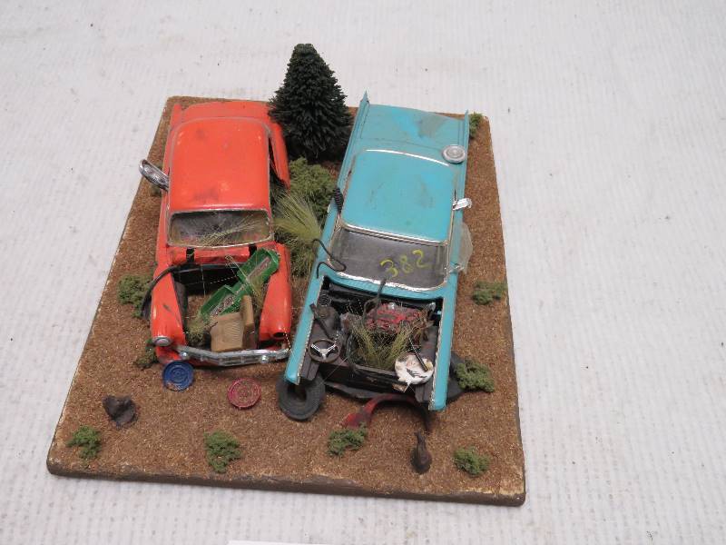 lot 163 image: Junkyard Cars Scene