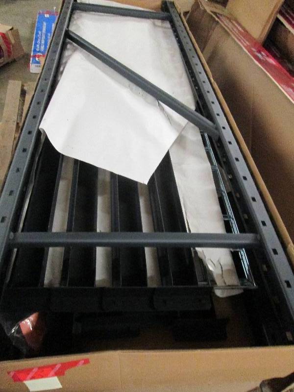 lot 10 image: Husky 4- shelf heavy duty welded st...