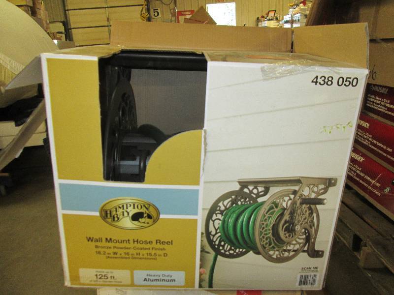 lot 19 image: Hampton bay wall mounted hose reel ...