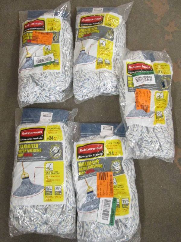 lot 23 image: 5 rubbermaid maximizer rayon finish...