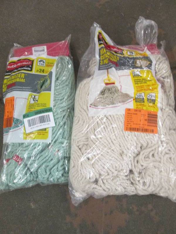 lot 25 image: rubbermaid mop refills 1 antimicrob...