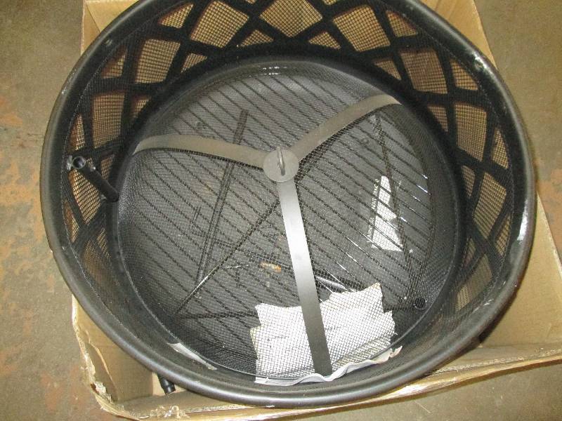 lot 79 image: 2 hampton bay outdoor firepits blac...