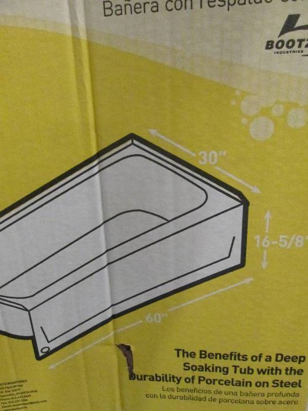 lot 150 image: Maui 5 ft. Right Drain Soaking Tub ...