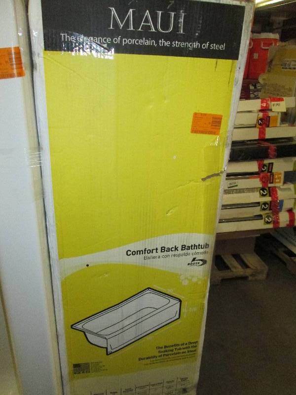 lot 154 image: Maui 5 ft. left Drain Soaking Tub i...