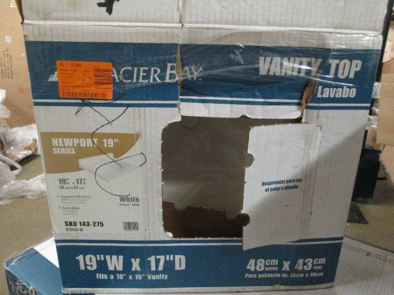 lot 180 image: glacier bay newport series recessed...