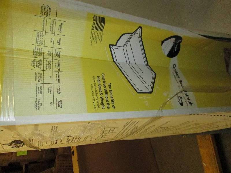 lot 224 image: BootzCast 5 ft. left Drain Soaking ...