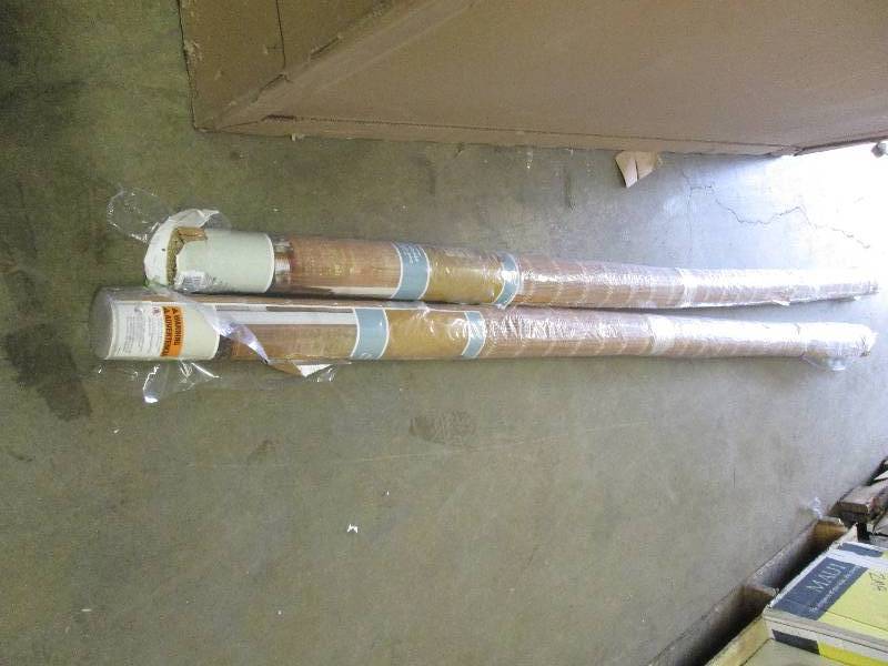 lot 238 image: Hampton bay 96x72 natural bamboo ...