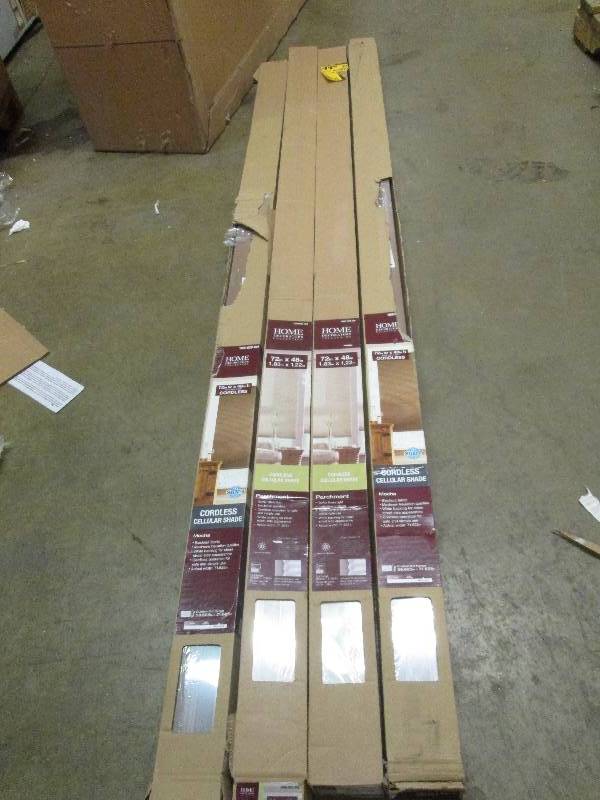 lot 242 image: Home decorators 72x48 cellular sh...