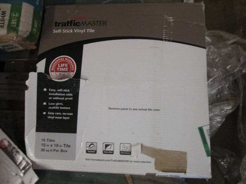 lot 280 image: traffic master self stick vinyle ti...
