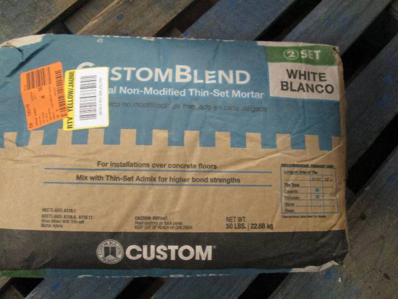 lot 282 image: custom blend 2 set white blanco mor...