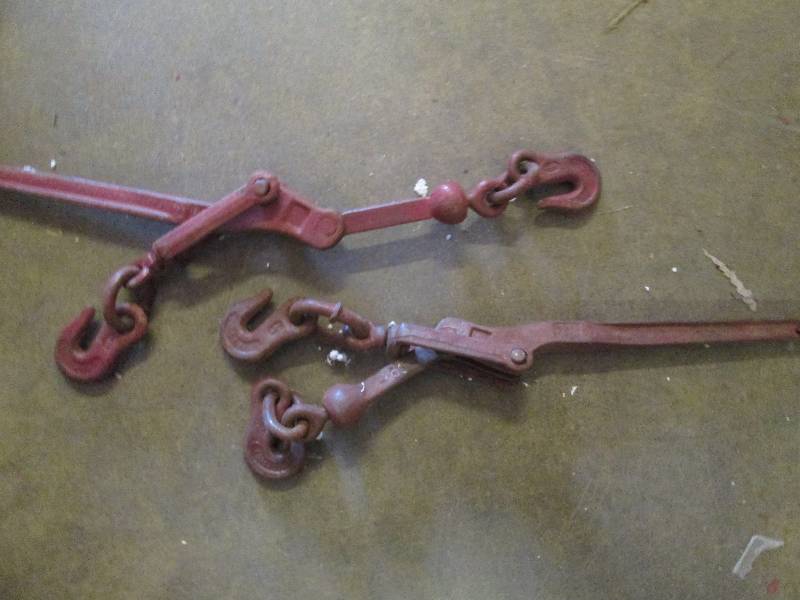 lot 288 image: 2 -14 chain tightners ...
