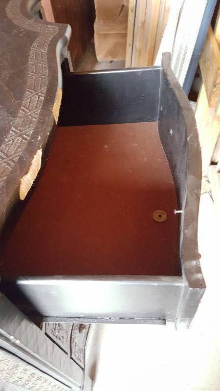 Antique brown buffet  dresser