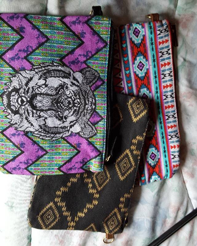3 unused coin purses