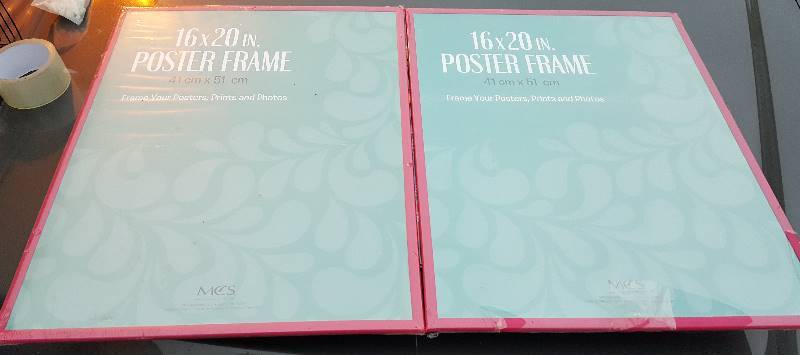 2 16X20 Poster frames