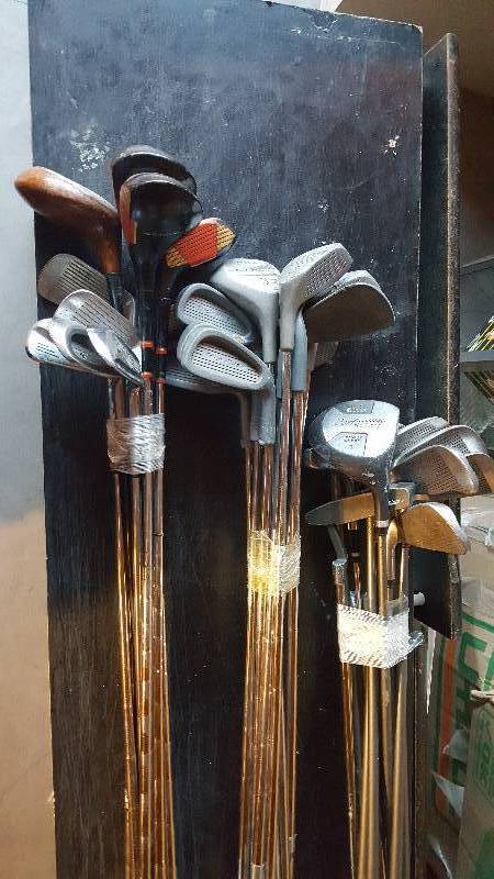 Lot of golf clubs  24 clubs