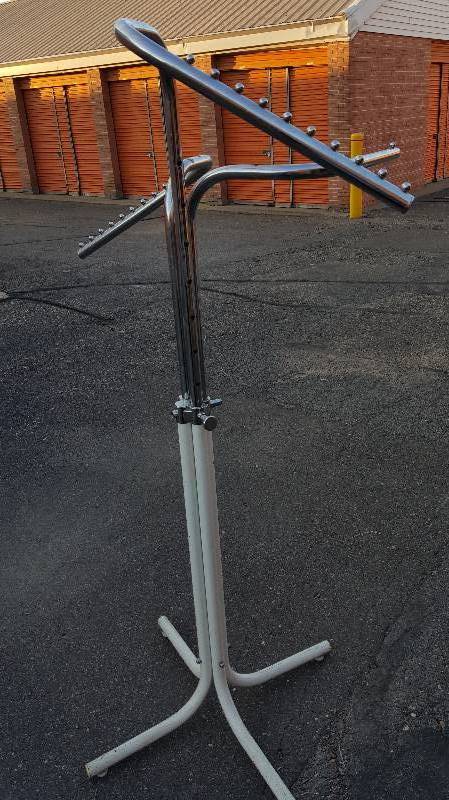 Three tier hanger rack