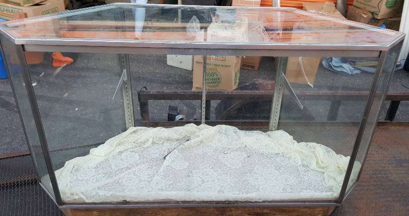 Beautiful glass display case