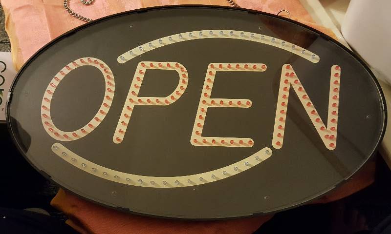 open sign untested