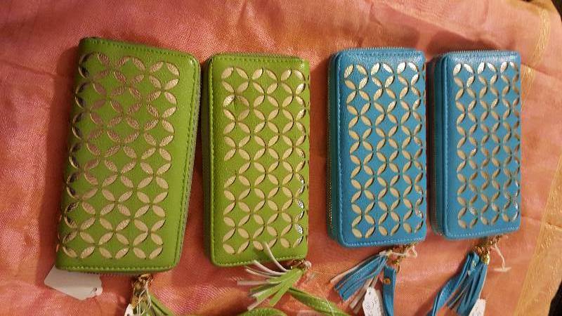 Lot of four unused wallet  pocket books