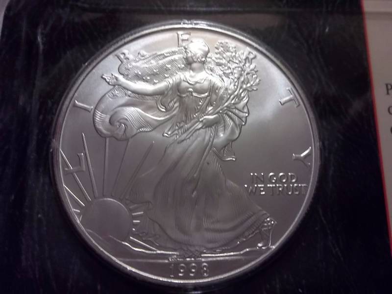 Silver American Eagle By Littleton 1998