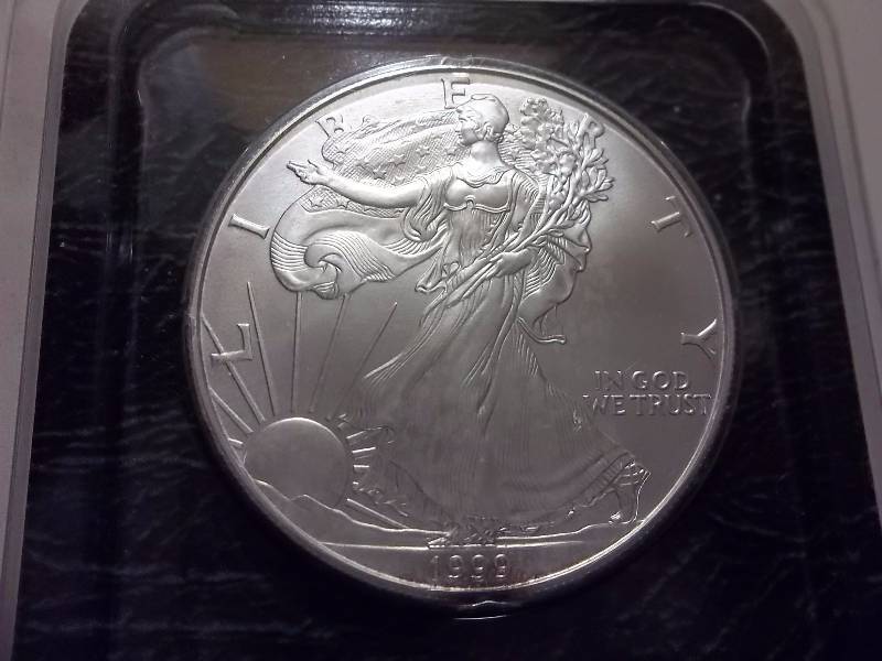 Silver American Eagle By Littleton 1999 Unc