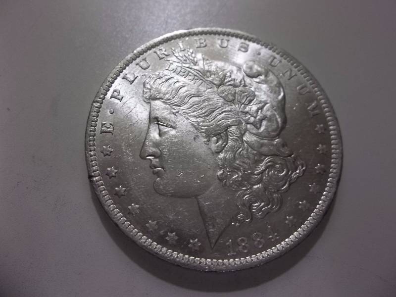 1884 O Morgan Silver Dollar Very High Grade