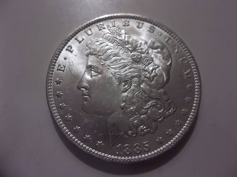 1885 O Morgan Silver Dollar Very High Grade