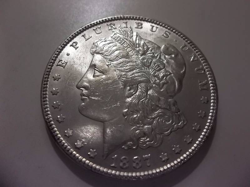 1887 Morgan Silver Dollar High Grade