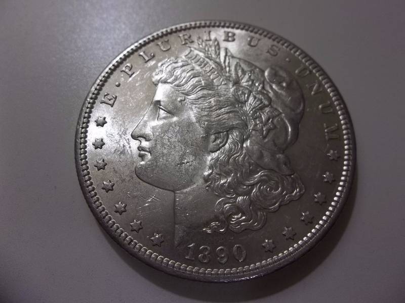 1890 S Morgan Silver Dollar Very High Grade
