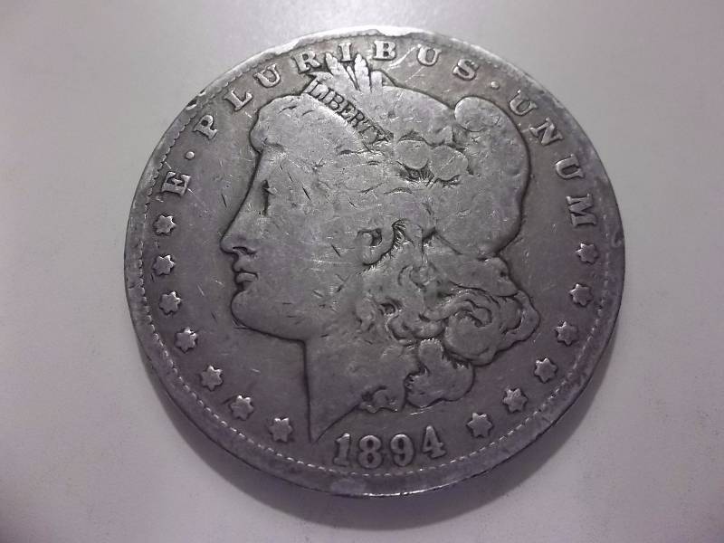 1894 O Morgan Silver Dollar