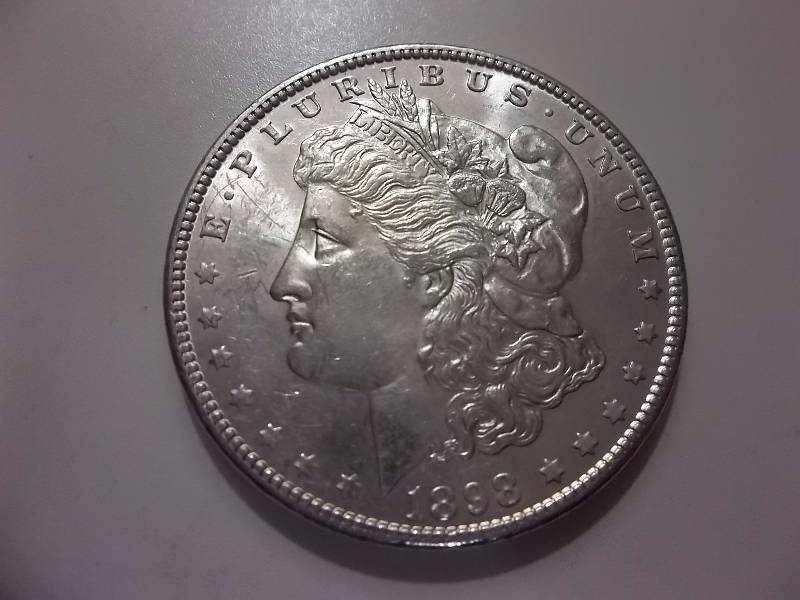 1898 Morgan Silver Dollar Very High Grade
