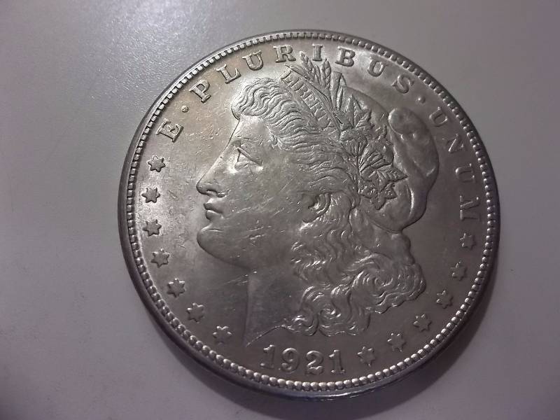 1921 S  Morgan Silver Dollar  High Grade
