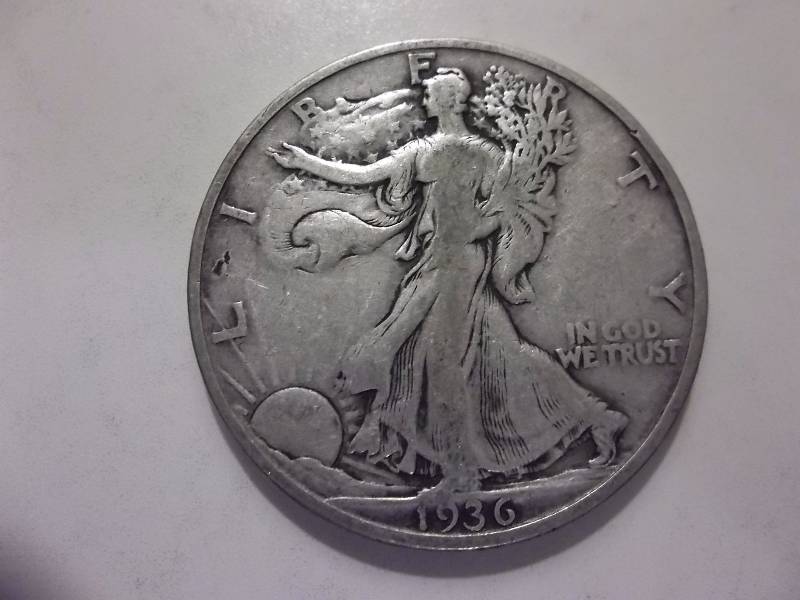 1936 S Walker Half Dollar