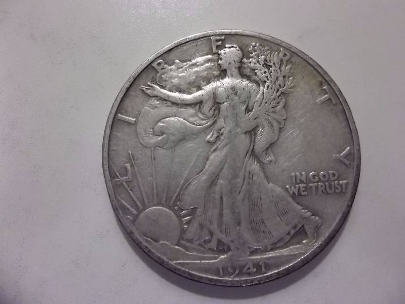 1941 S Walker Half Dollar Better Grade
