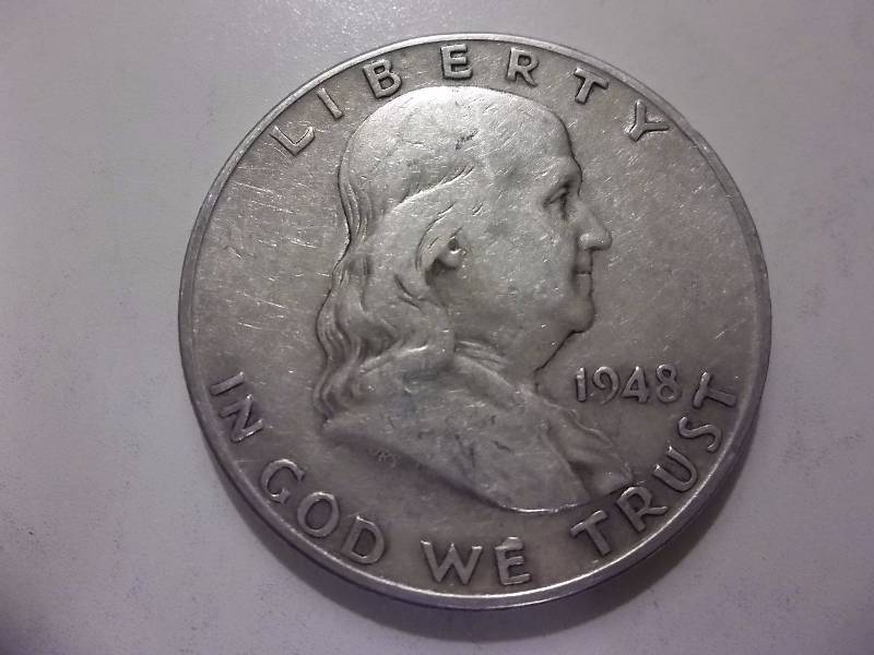 1948  Franklin Half Dollar Better Grade
