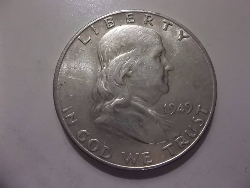 1949 S Franklin Half Dollar Key Date & Very High Grade