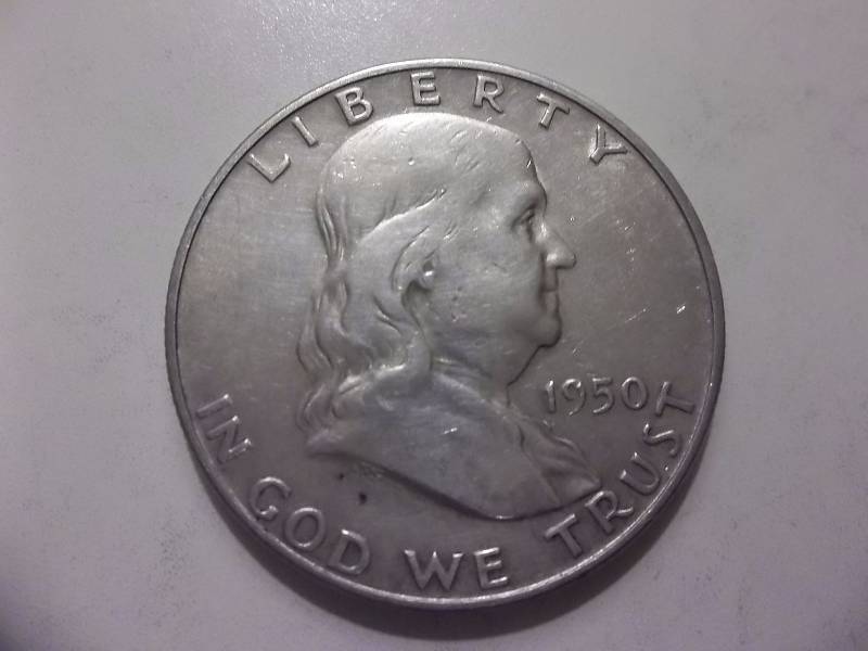 1950 D Franklin Half Dollar Higher Grade
