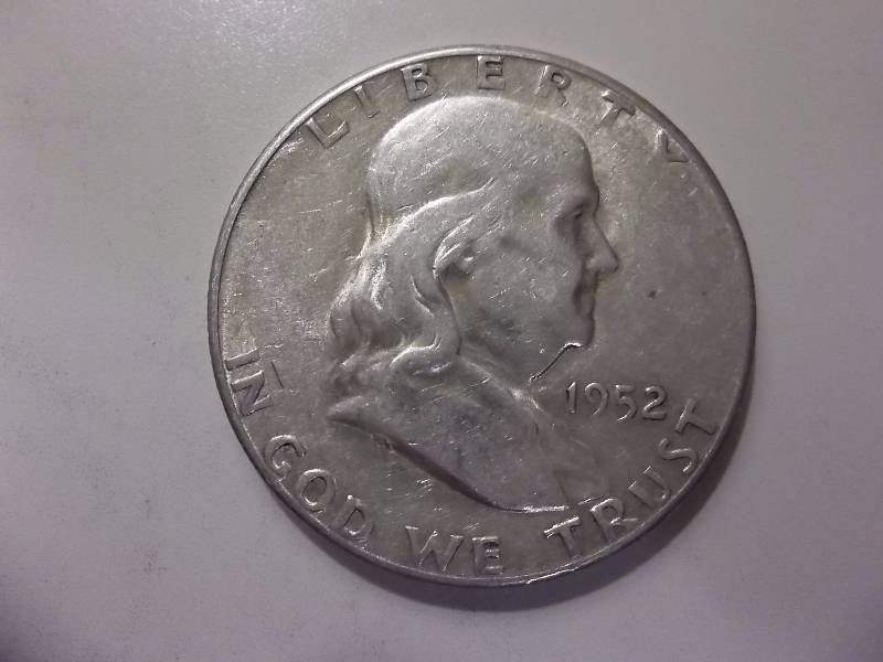 1952 S Franklin Half Dollar High Grade