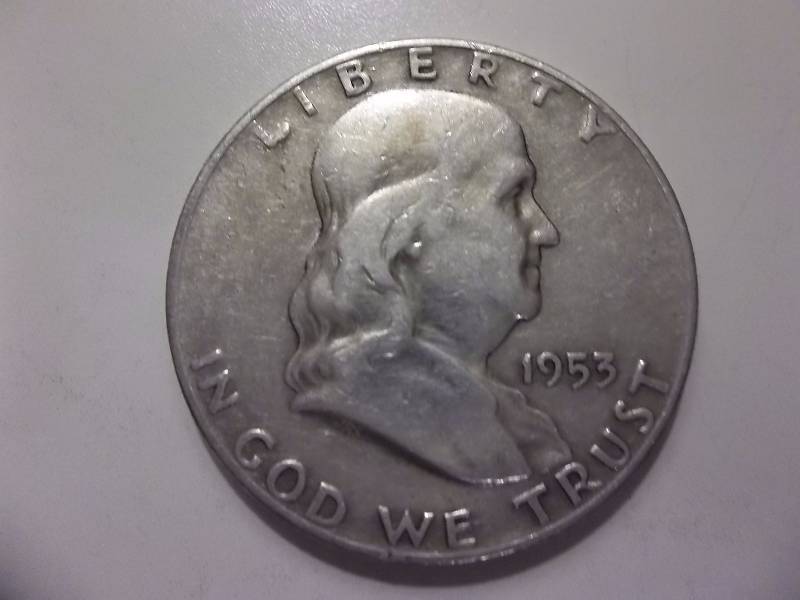 1953 D Franklin Half Dollar Better Grade
