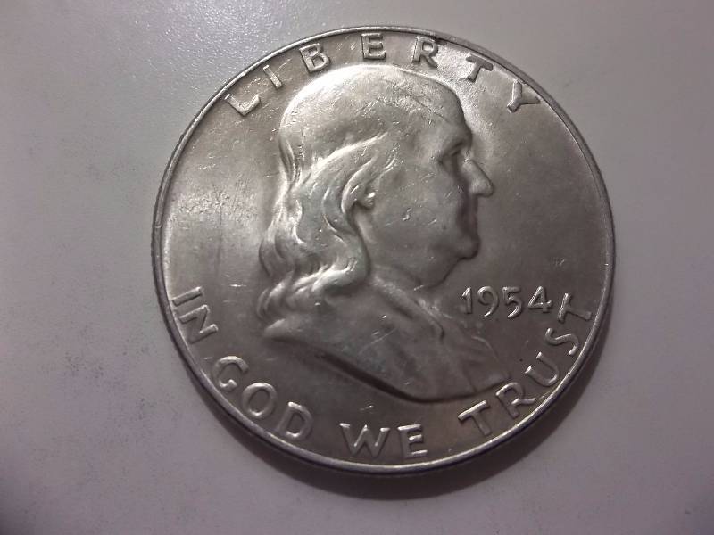1954 D Franklin Half Dollar High Grade