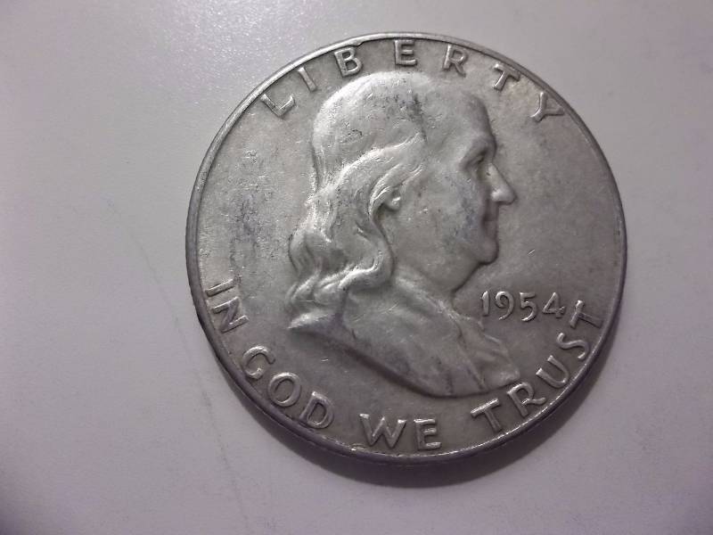 1954 S Franklin Half Dollar Better Grade
