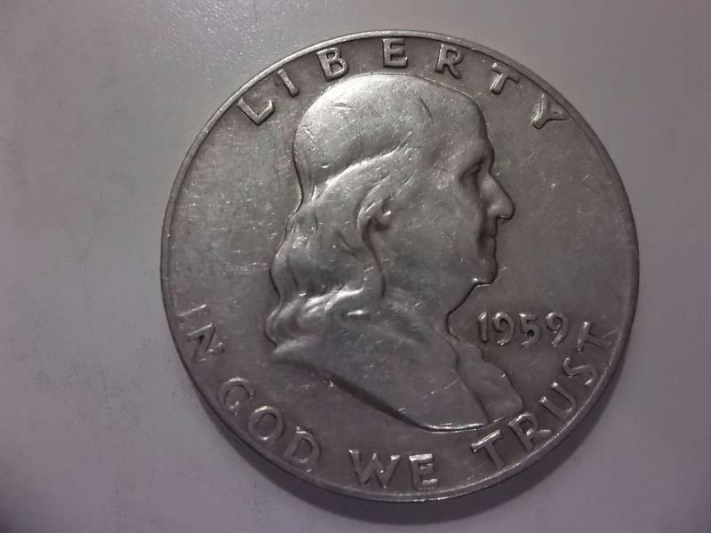 1959 Franklin Half Dollar Better Grade