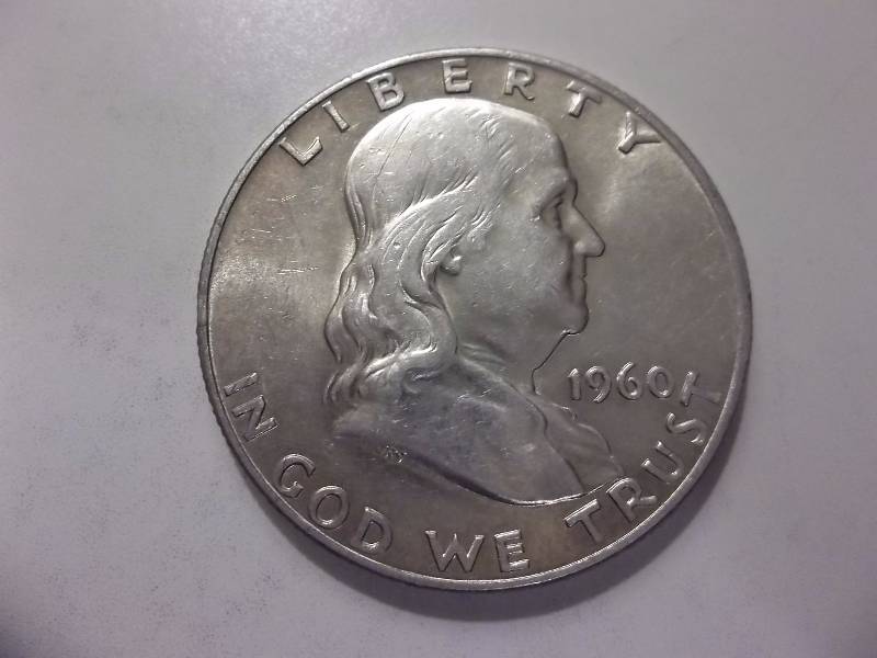 1960 D Franklin Half Dollar Very High Grade