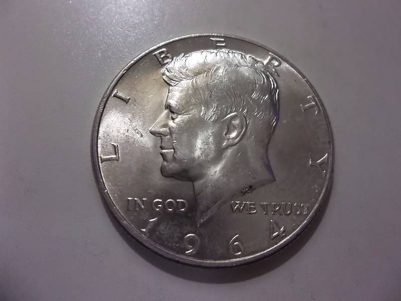 1964 JFK Half Dollar Brilliant