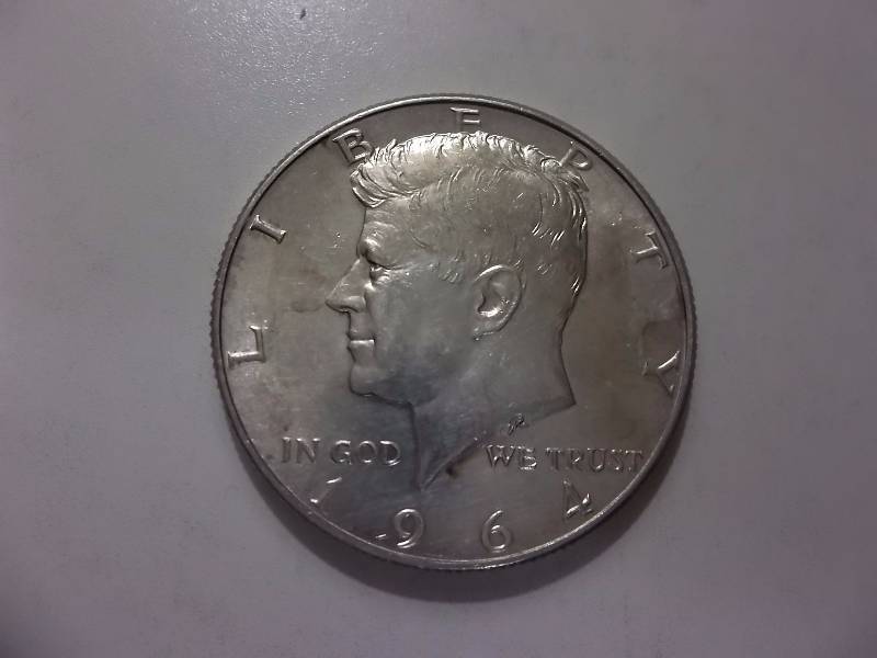1964 D JFK Half Dollar Brilliant