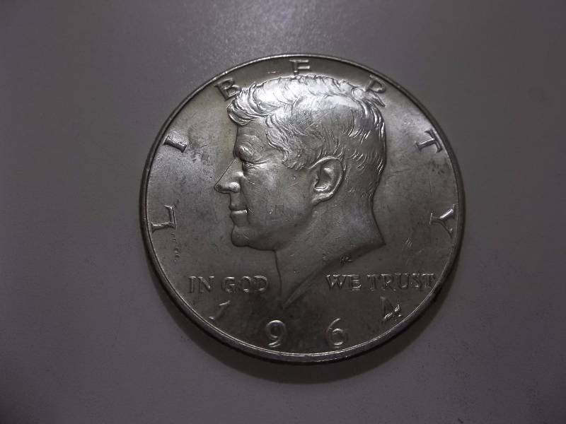 1964 D JFK Half Dollar Brilliant